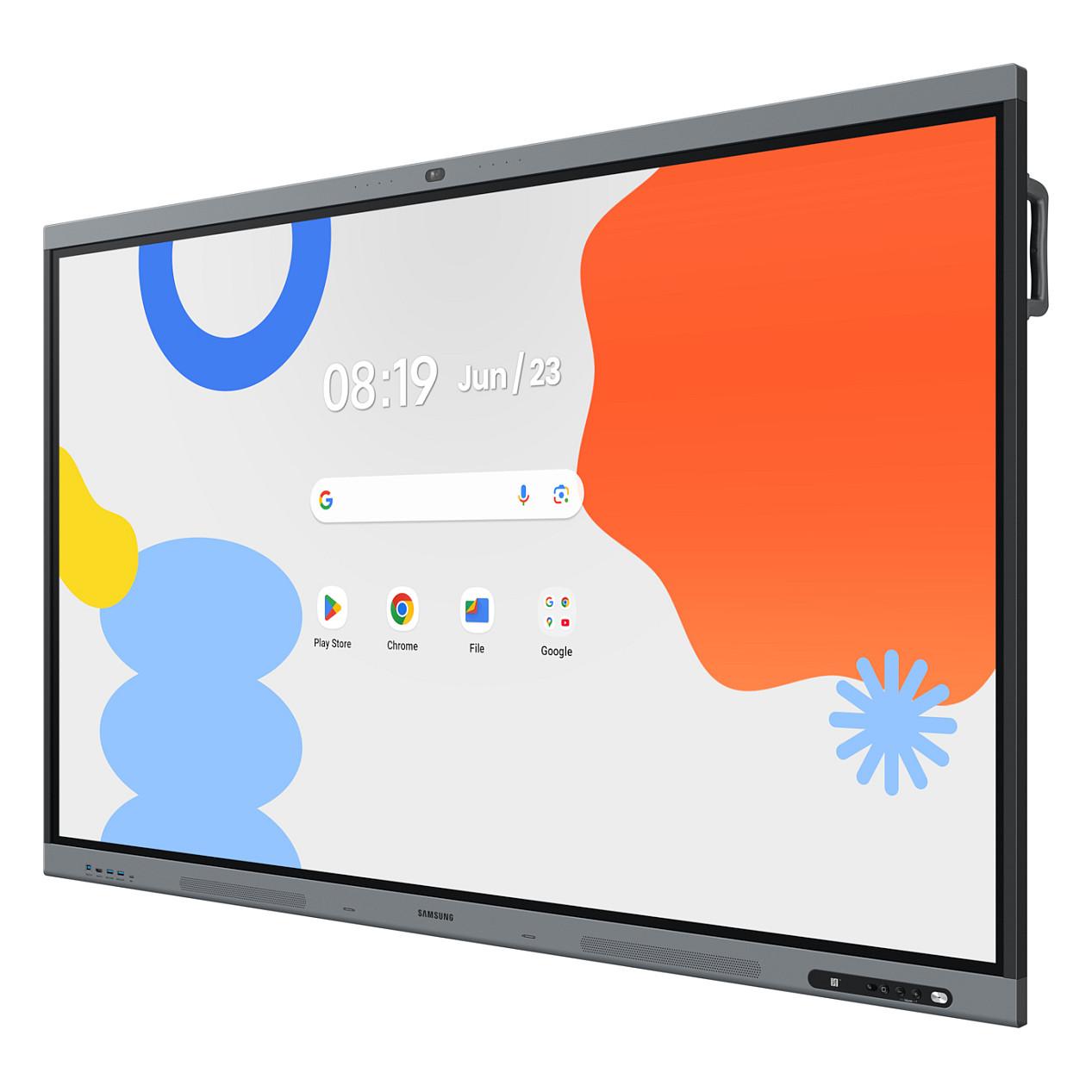 Interaktiv (Smart Board) Samsung LH65WAFPLGC, 65", 4K UHD IPS, Touch, 128GB, 2× HDMI, DP, 4× USB - Zezë/Hiri - 3