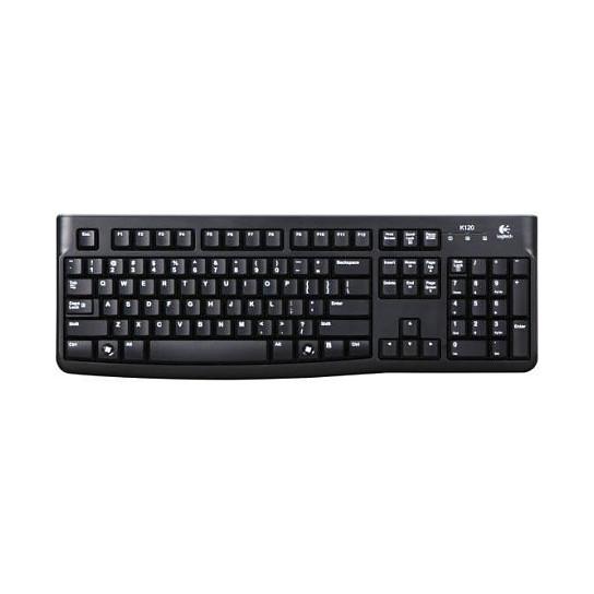 Tastierë me kabllo Logitech K120 for Business / USB / Full-Size / QWERTY / Pan Nordic / 1.5m - Zezë