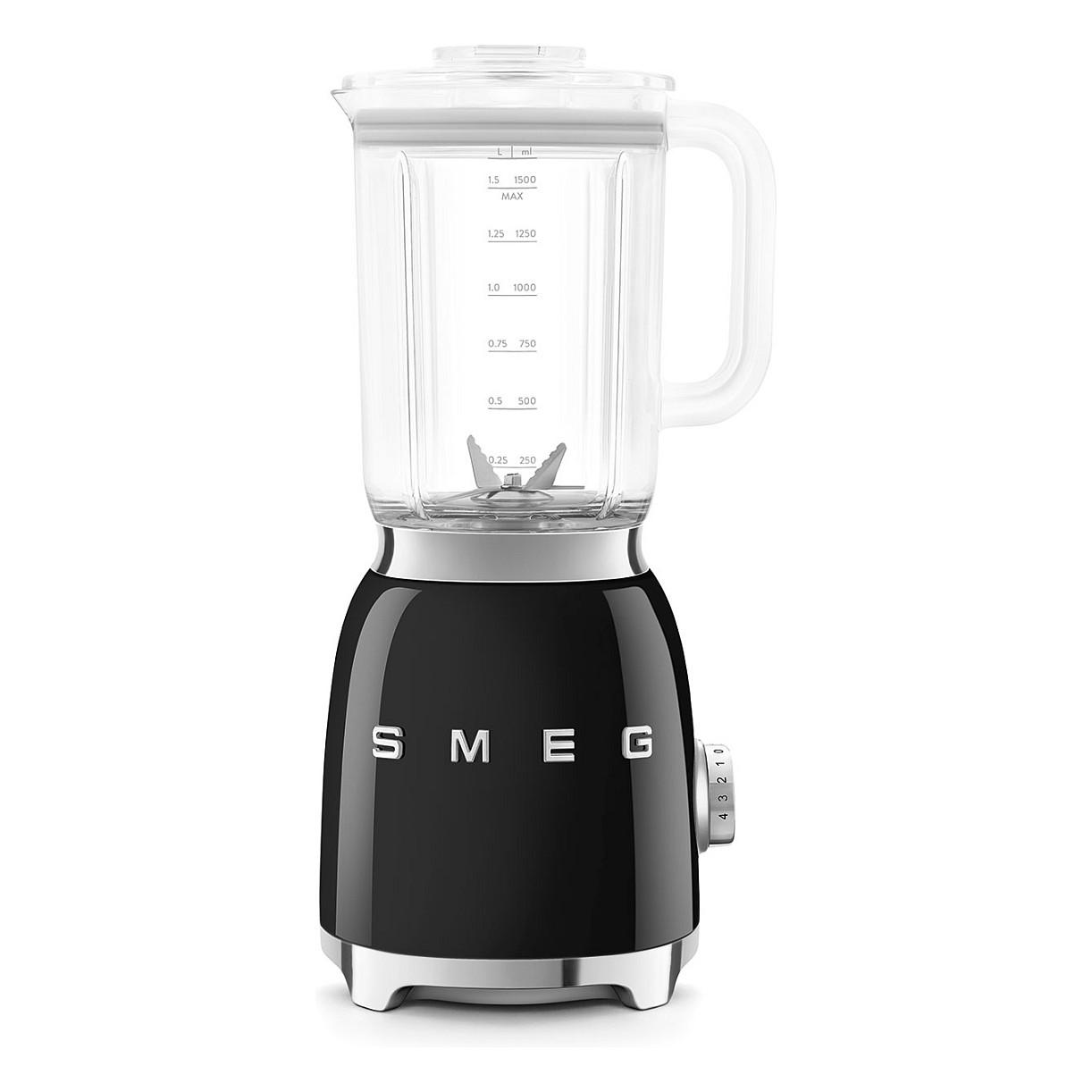 Blender Smeg BLF03BLEU, 800W, 1.5L, 4 Shpejtësi, 4 Programe, Enë Tritan Renew - Zezë