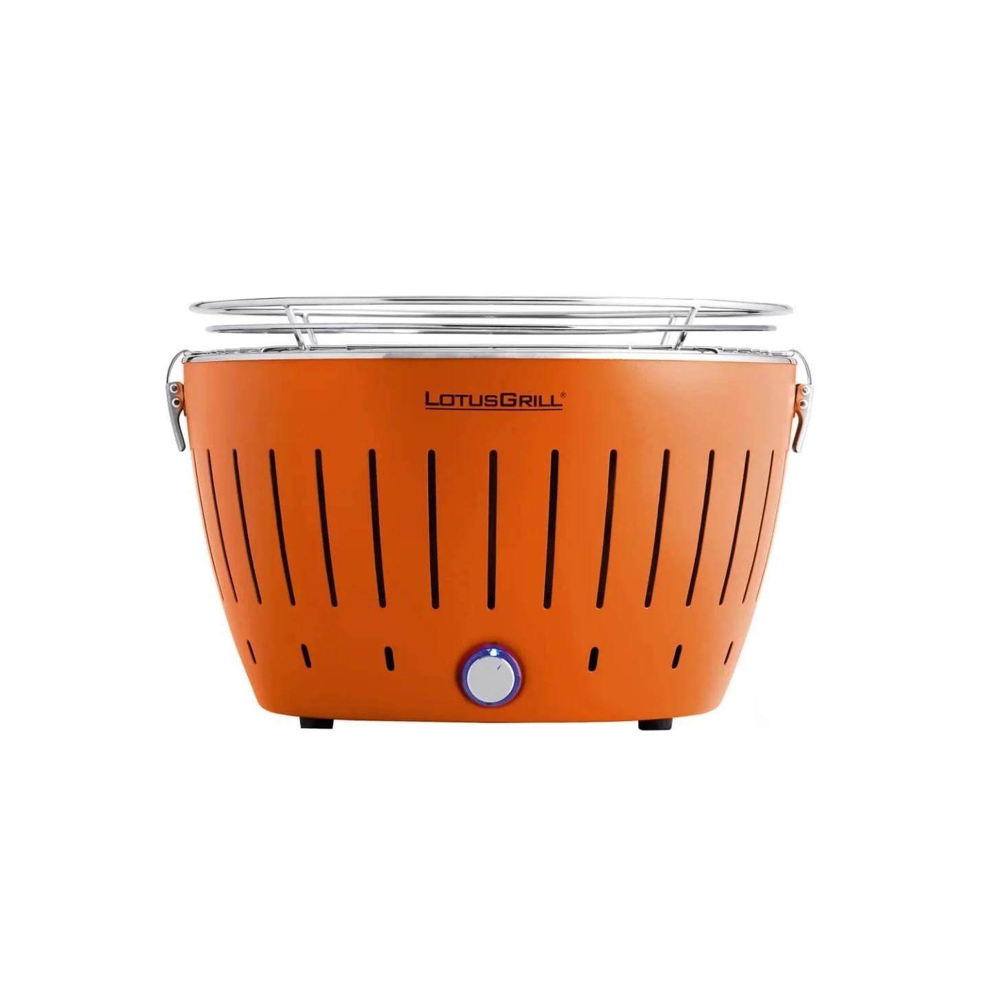 Grill LotusGrill G34 U OR, 32cm, me Qymyr, me Ventilator - Portokalli