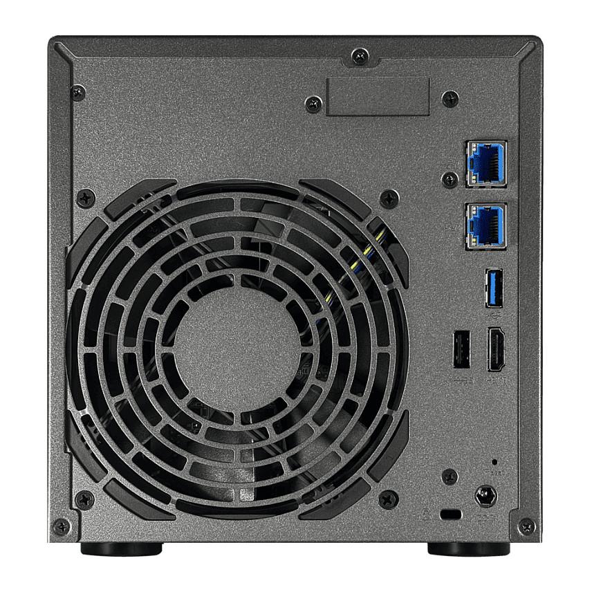 NAS ASUSTOR LOCKERSTOR 4 Gen2+ AS6704T v2, Intel Celeron N5105, 4GB DDR4, 4 Bay, 4 × M.2 NVMe, 2 × 5GbE - Zezë - 6