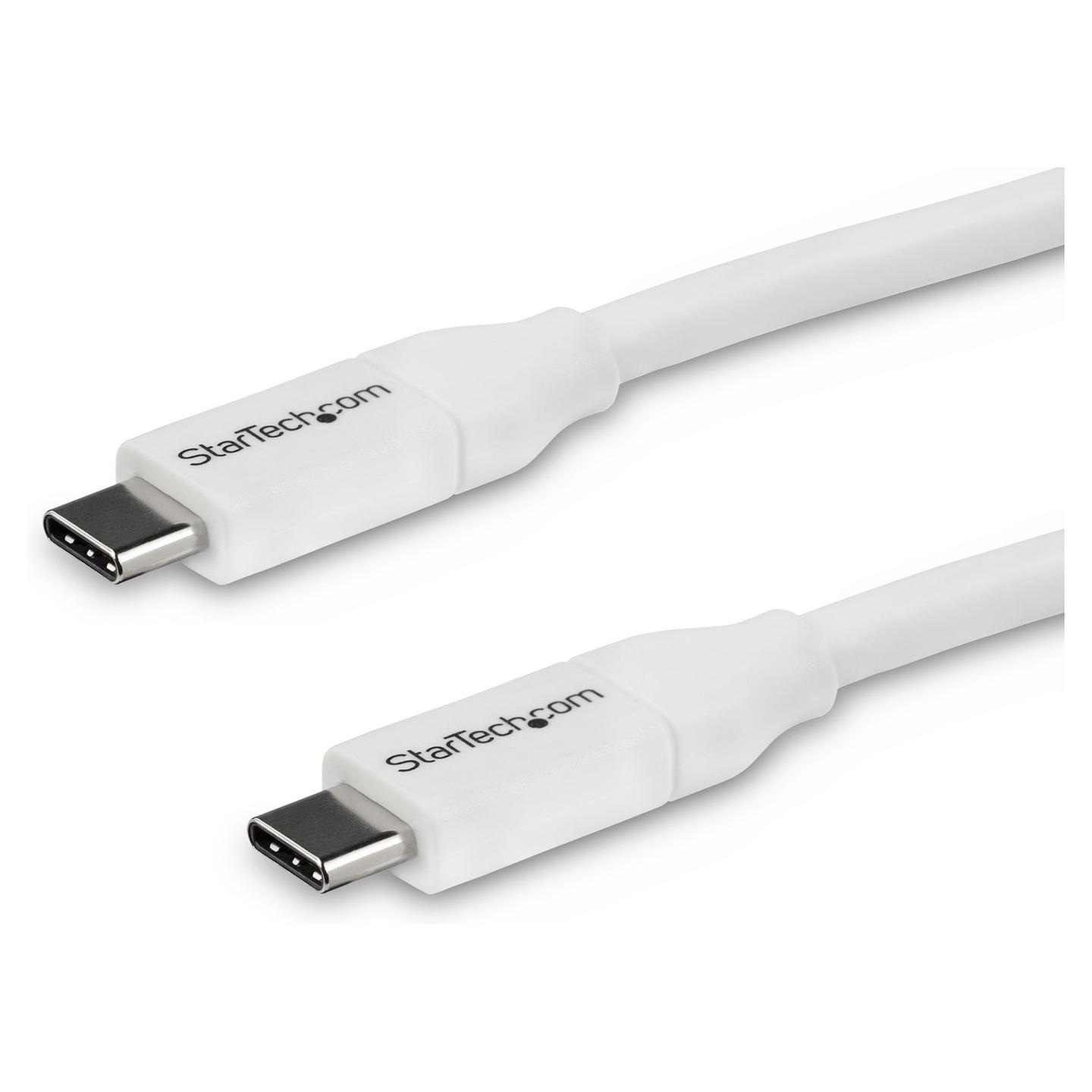 Kabllo USB StarTech.com USB2C5C4MW / USB-C në USB-C / USB 2.0 / 4m - Bardhë