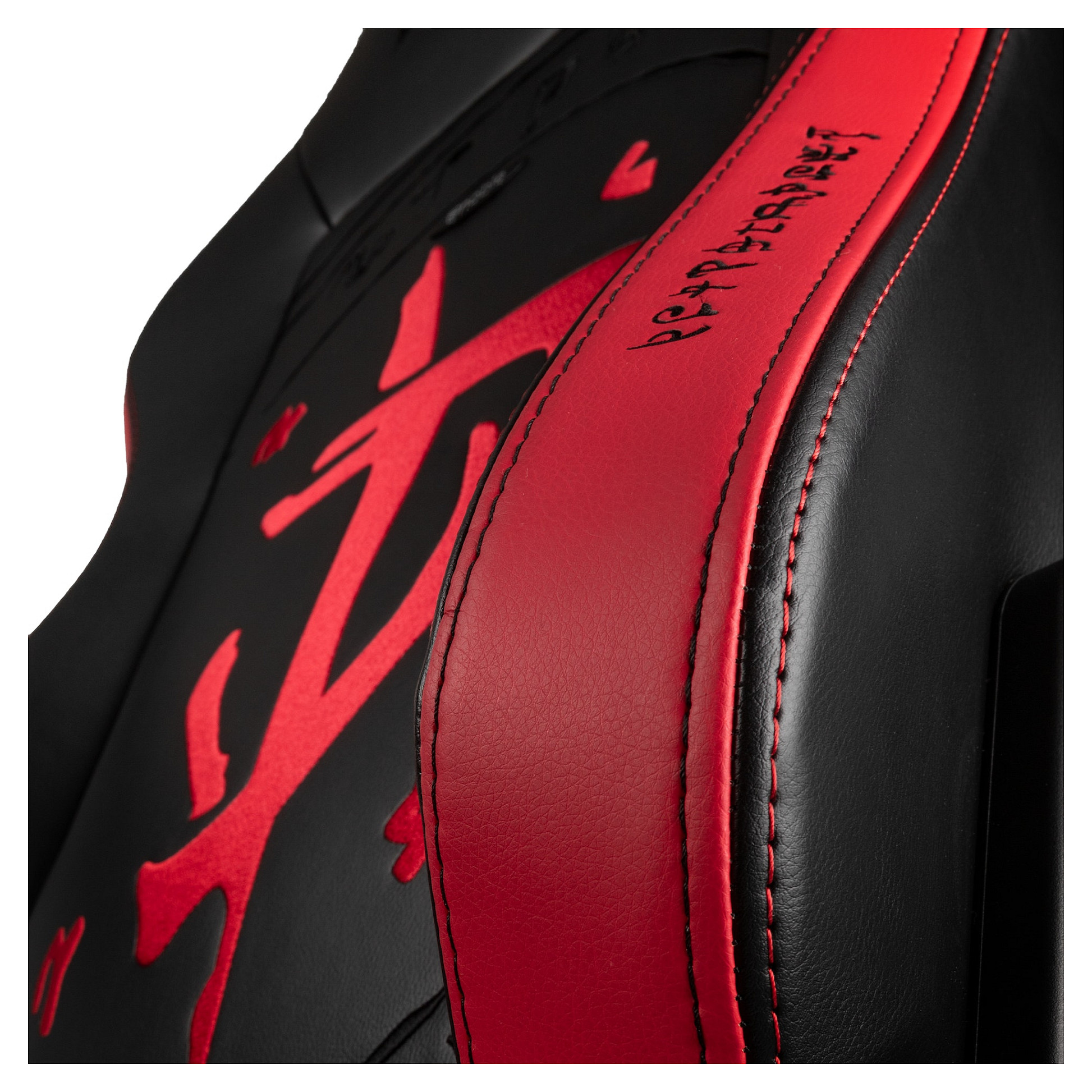 Karrige Gaming noblechairs HERO DOOM Edition / 4D Armrests / Lumbar Support / 90–125° / 150kg – Zezë/Kuqe - 9