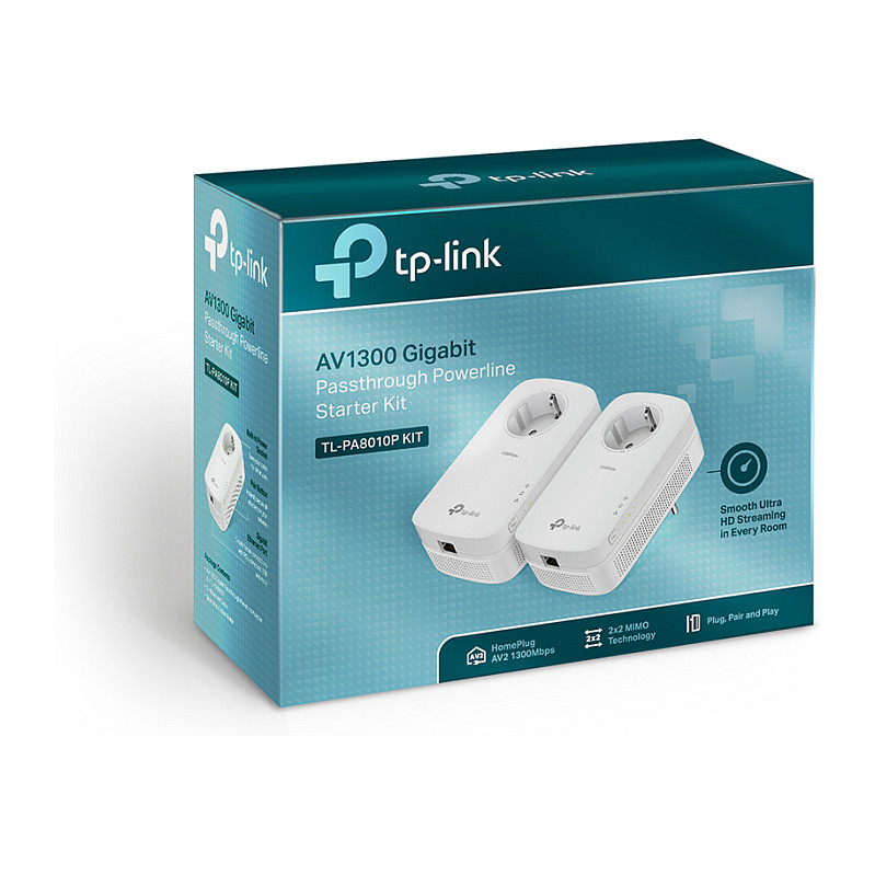 Power-LAN TP-Link INTD TP-LINK Powerline TL-PA8010P KIT - 2
