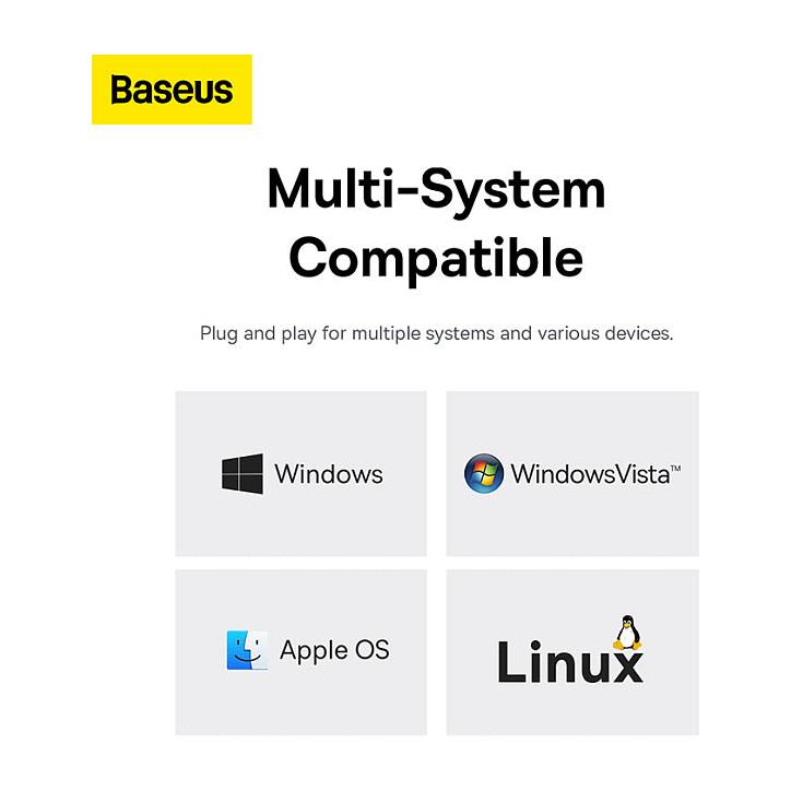 Hub USB-C Baseus UltraJoy Series / 4-në-1 / 4x USB-A 3.2 Gen 1 / 5Gbps – Hiri - 9