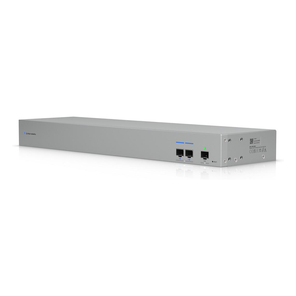 Switch Ubiquiti UniFi WAN Switch (USW-WAN), 3x SFP+ 10Gbps, 1x Gigabit Ethernet RJ45, 20Gbps, Furnizim redundant, Rack 1U - Hiri - 5