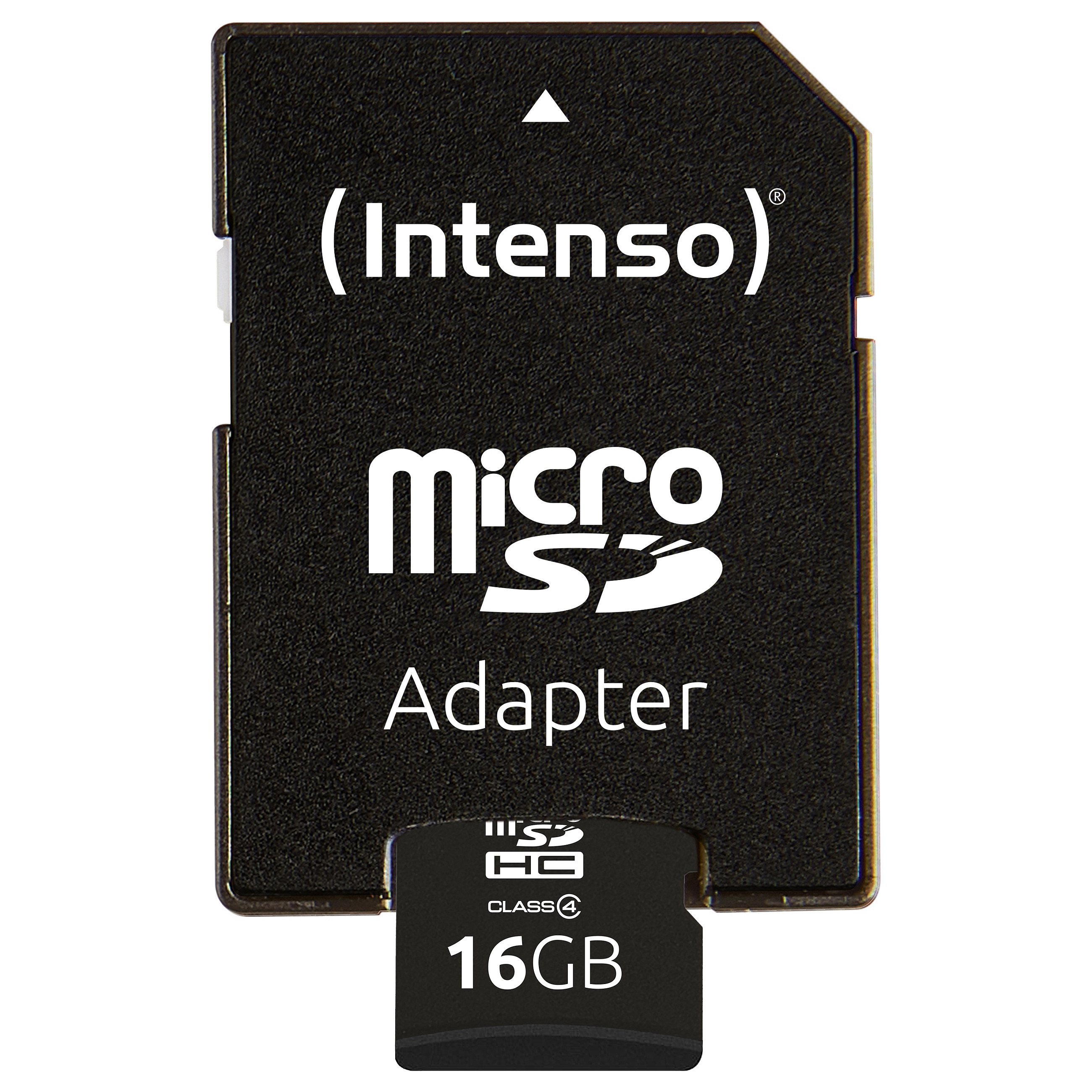Kartë Memorie SD Intenso 16GB MicroSDHC Class 4 21MB/s + Adapter - 3