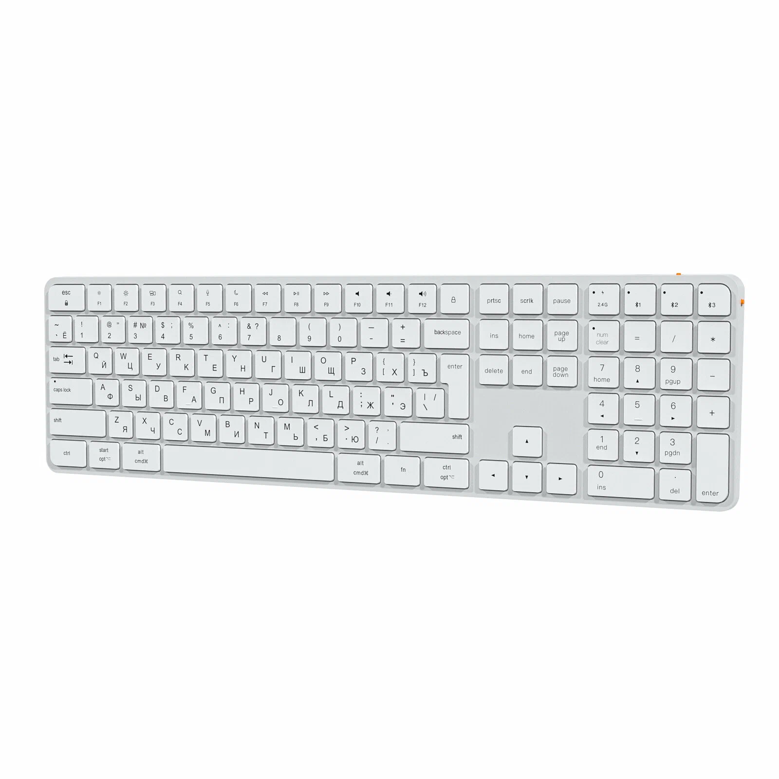Tastierë Pa kabllo Meetion K230MW-02 / US Layout - Bardhë - 2