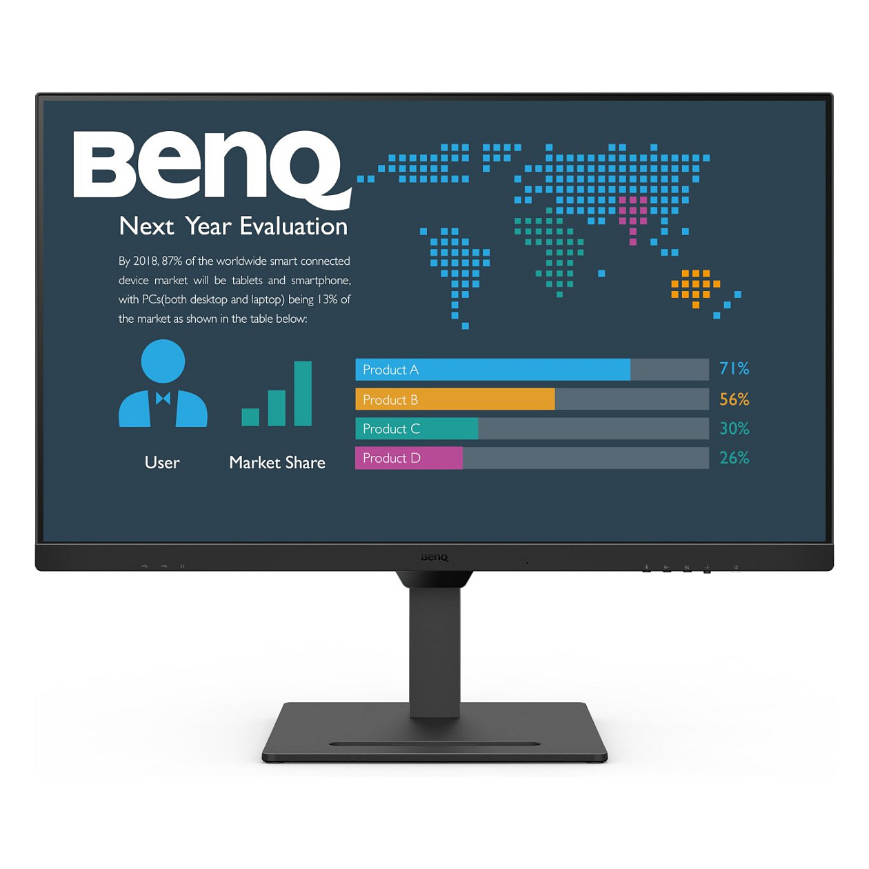 Monitor BenQ BL3290QT / 31.5" / QHD IPS / 75Hz / 5ms / HDMI+DisplayPort+USB-C - Zezë