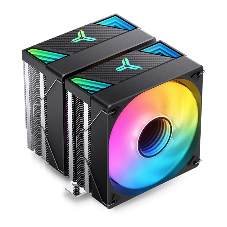 Ftohës për Procesor Jonsbo CR-3000 / Dual Tower / 260W TDP / 2×120mm PWM Fan / ARGB – Zezë