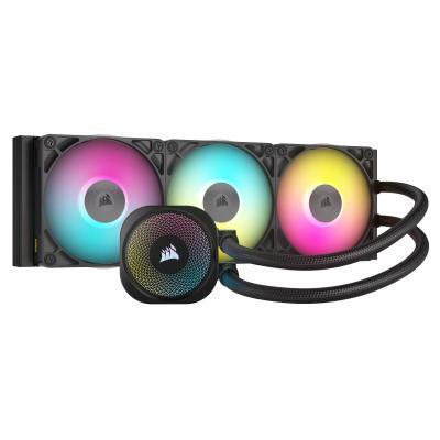 Ftohës për Procesor CORSAIR iCUE LINK TITAN 360 RX RGB, AIO, 360mm, 3x120mm RGB - Zezë