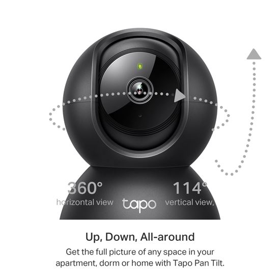 Kamerë TP-Link Tapo C211  Pan/Tilt Wi-Fi 2K 3MP - Zezë - 3