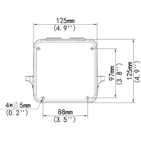 ALLNET Wall Mount with Junction Box for ALL-CAM2495-LVEFN IP Camera – Outdoor Security Camera Bracket - 2