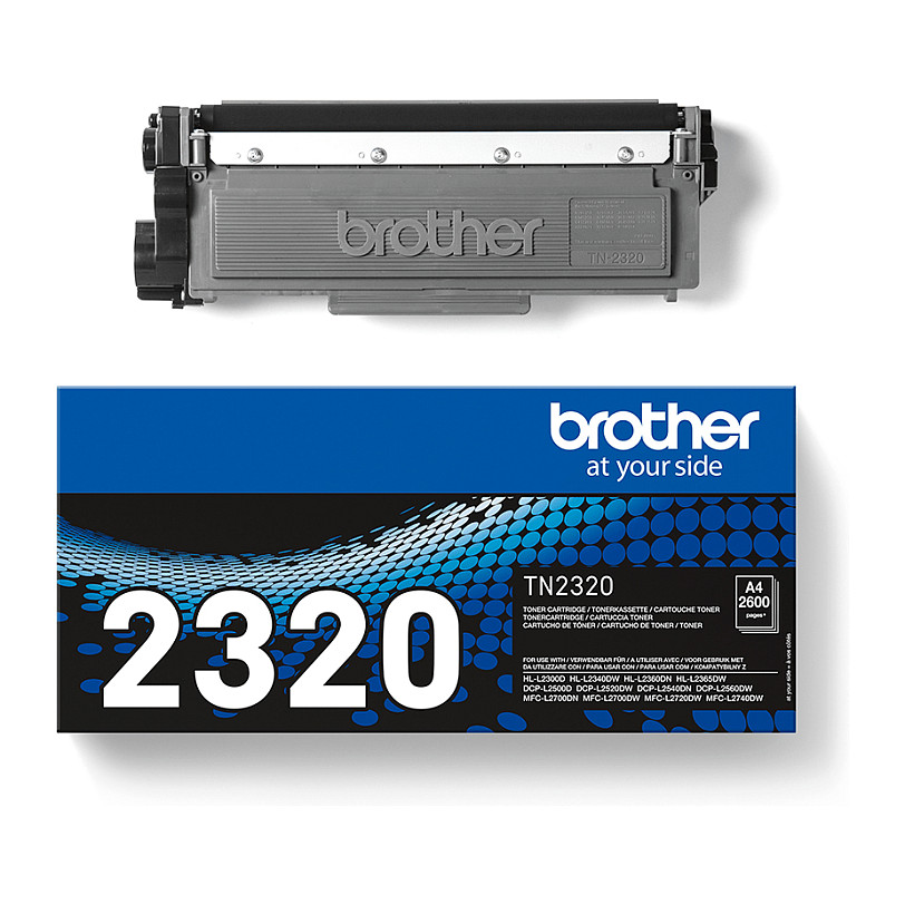 Toner Brother TN-2320 i zi deri në 2.600 faqe sipas ISO/IEC 19752 - 4