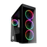 Kasë PC Kolink Citadel Mesh ATX ARGB / Midi Tower / E-ATX / 4x 120mm ARGB/PWM Fan / Tempered Glass - Zezë - 1