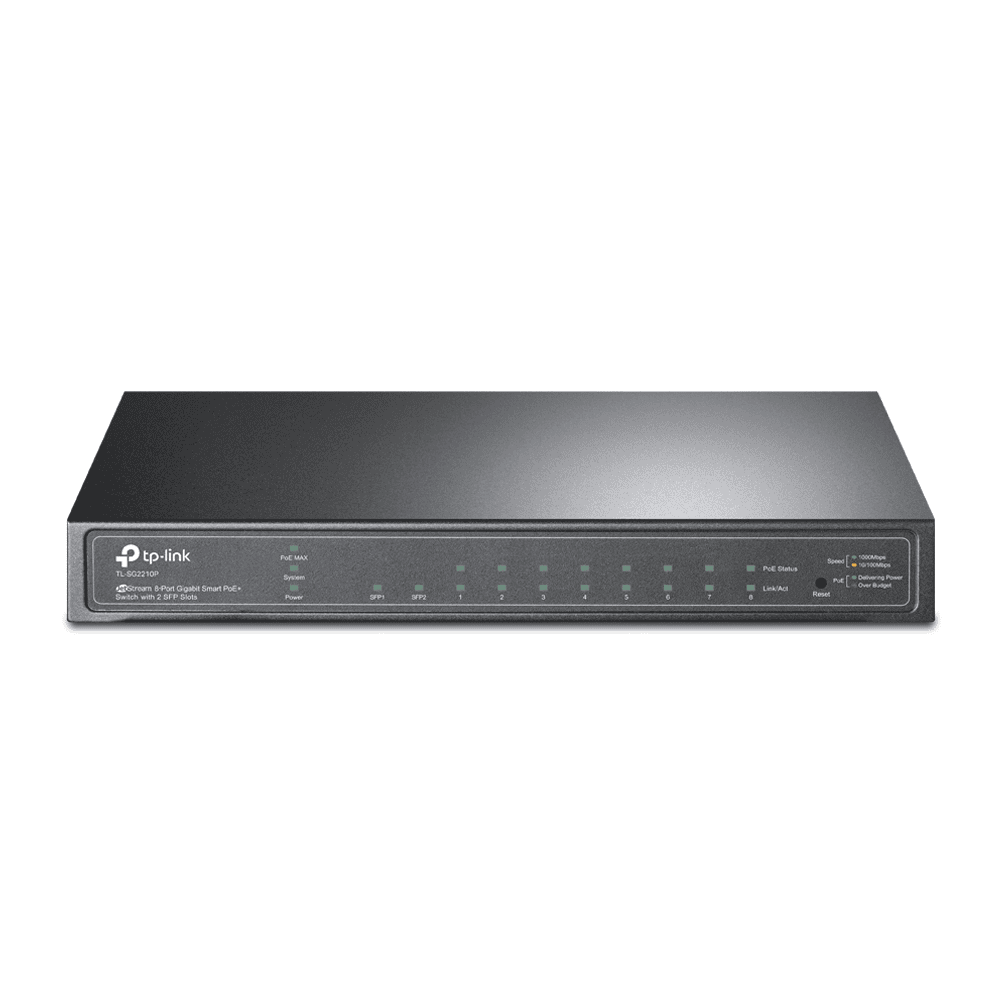 Switch Rrjeti TP‑LINK TL‑SG2210P V3 – Zezë - 1