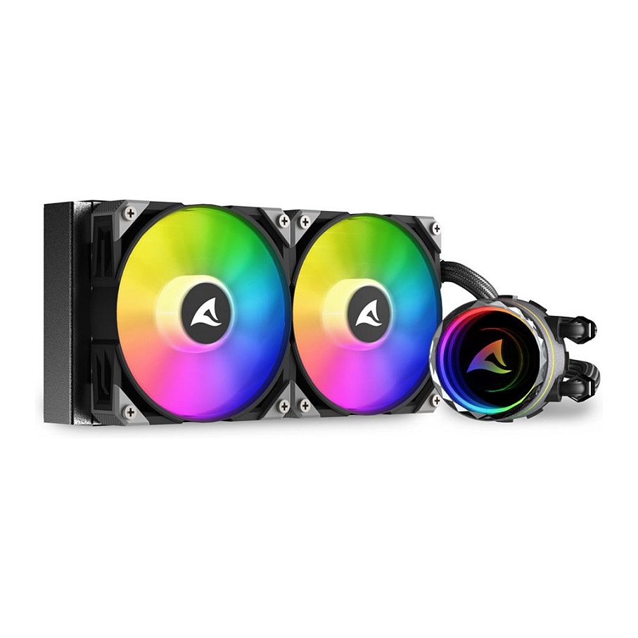 Ftohës për Procesor Liquid Sharkoon S80 RGB 2 240mm e zezë - 1
