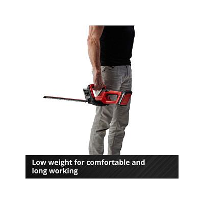 Gërshërë për Gardh me Bateri Einhell GC-CH 18/40 Li Solo, 18V, Gjatësi Prerjeje 40cm, 2400 Prerje/min - Kuqe/Zezë - 15