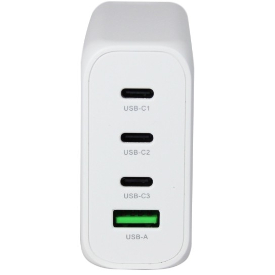 Adapter ALLNET NET Z Ersatznetzteil QC USB-C PD GaN Netzteil Power Supply 130Watt 1x USB Typ-A QC 3x USB Typ-C **EU PLUG** - 3