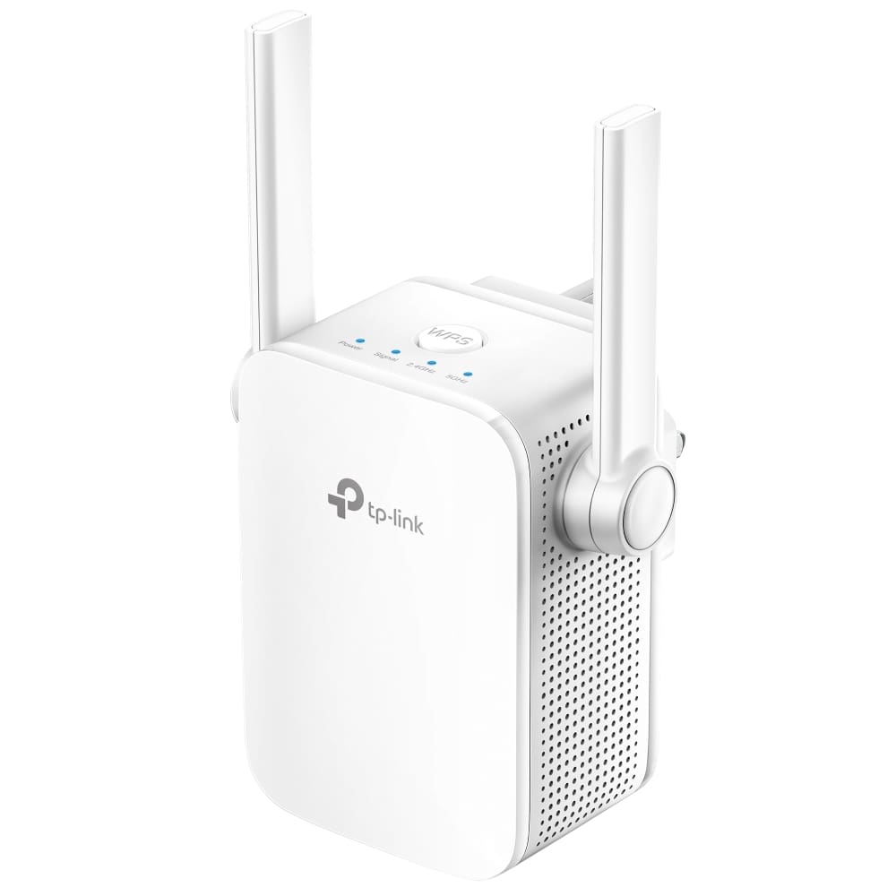 Wi-Fi Range Extender TP-Link AC750 / Wall Plugged / 433Mbps në 5GHz dhe 300Mbps në 2.4GHz / 1× 10/100Mbps Ethernet Port (RJ45) / 2 x external antenna / 100-240V / 50/60Hz / I bardhë - 2