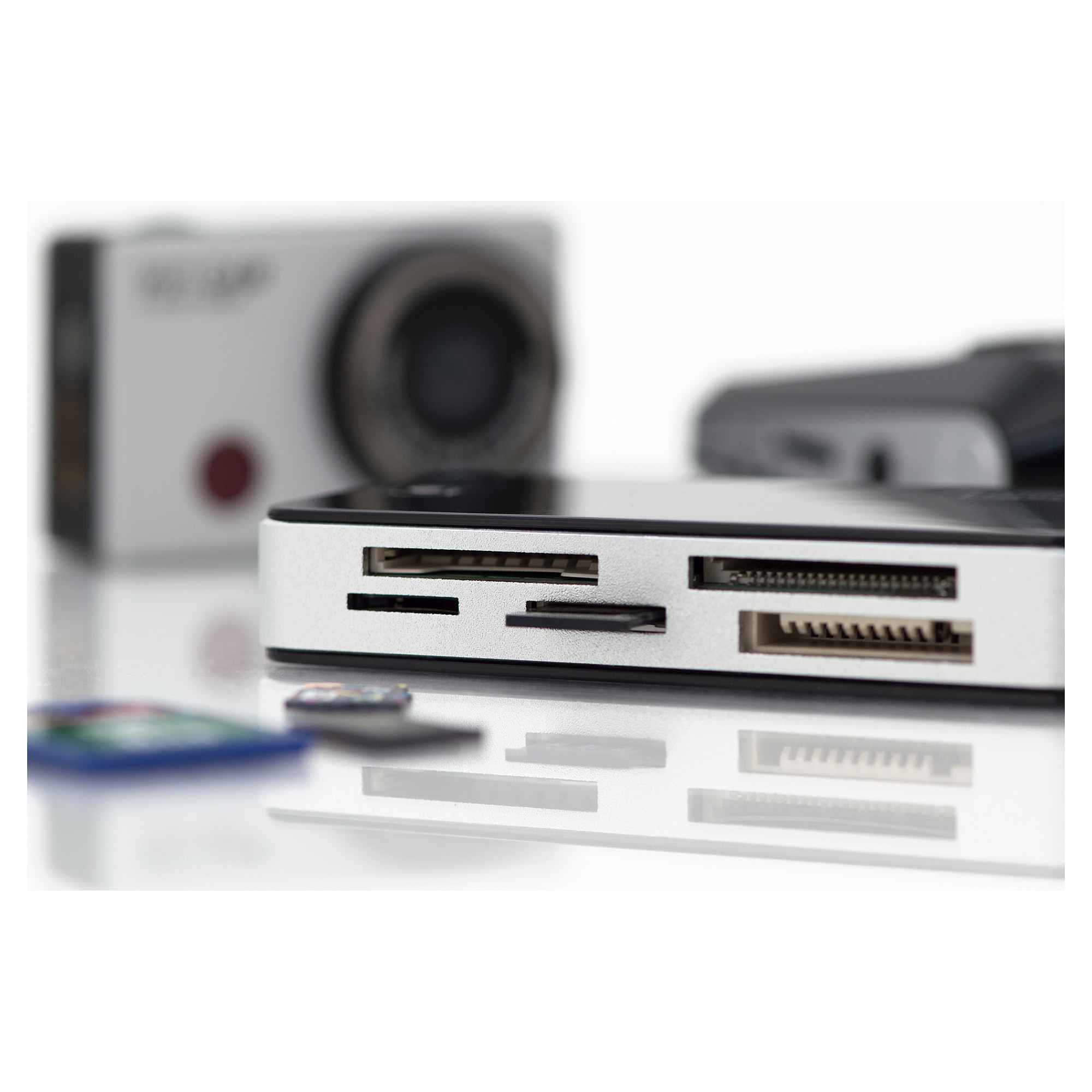 Kabllo USB Lexues kartash DIGITUS USB 3.0 / i jashtëm - Zezë/Argjend - 4