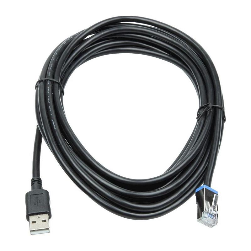 Kabllo Datalogic 90A052292, USB Type A, 4.5m, për Magellan 3450VSi dhe 3550HSi - Zezë