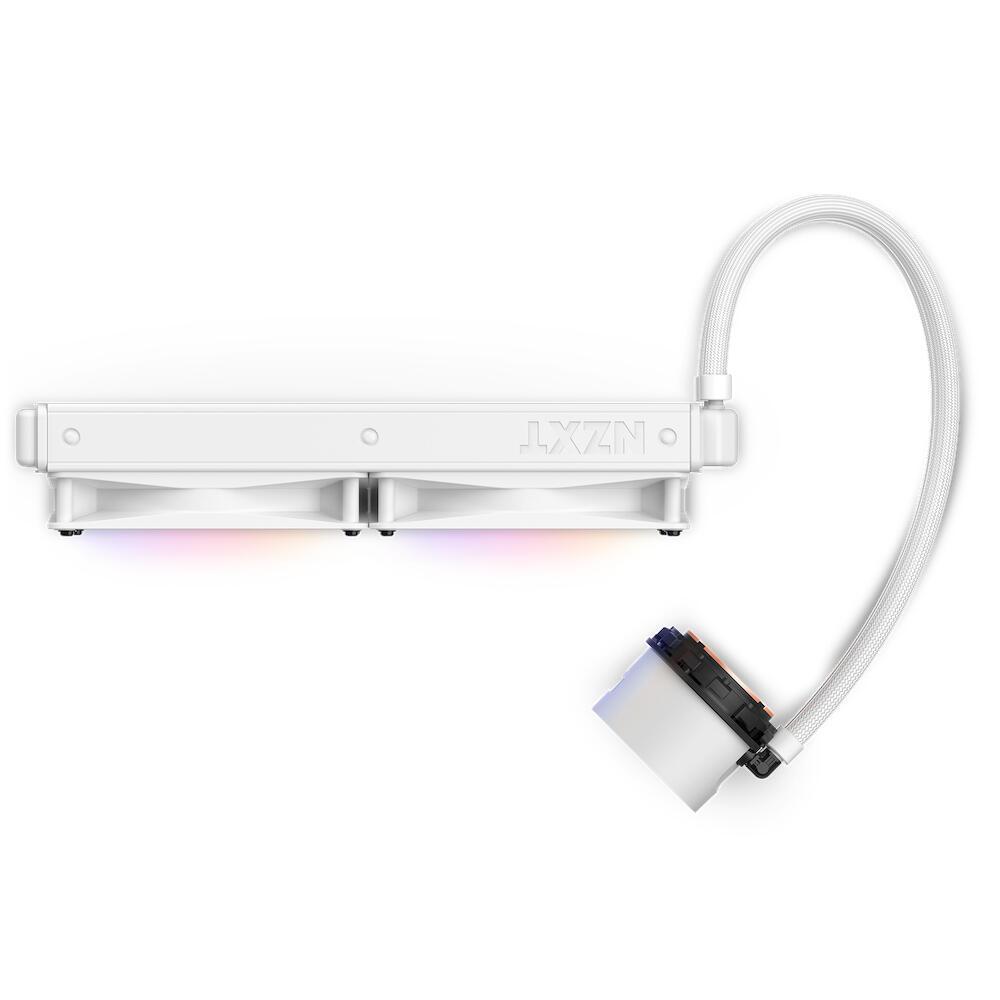 Ftohës për Procesor NZXT Kraken 280 RGB / 280mm / AIO / 2x 140mm / 500-1500 RPM / 90.79 CFM / 3.22 mmH₂O – Bardhë - 2