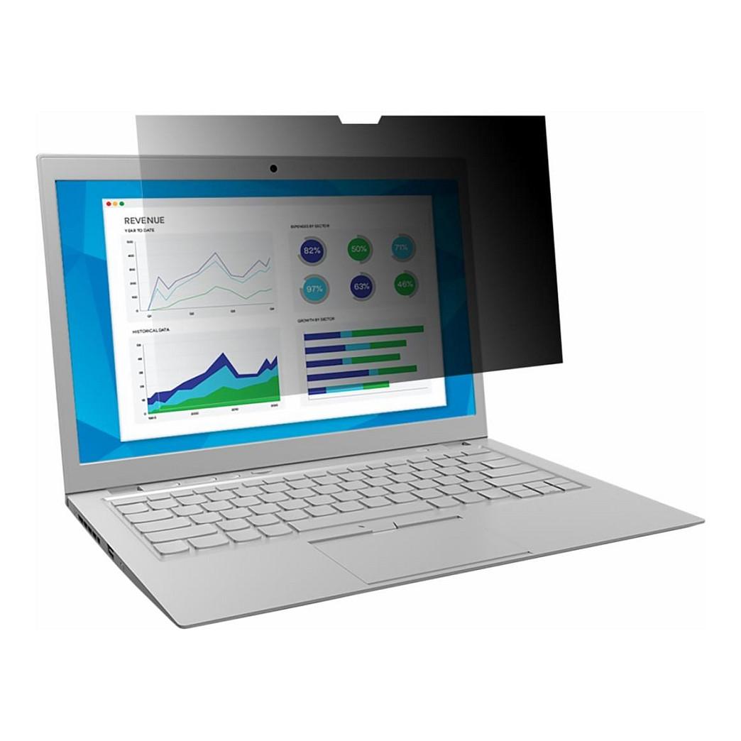 Mbrojtës Ekrani për Laptop 3M PF133W1B, Filtër Privatësie, 13.3", 16:10 - Zezë