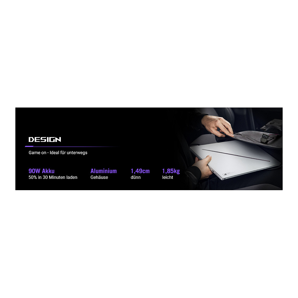 Laptop Gaming ASUS ROG Zephyrus G16 / Ryzen AI 7 350 / 16GB / 1TB / 16 inch WQXGA IPS 240Hz  / RTX 5060 8GB / i bardhë - 10