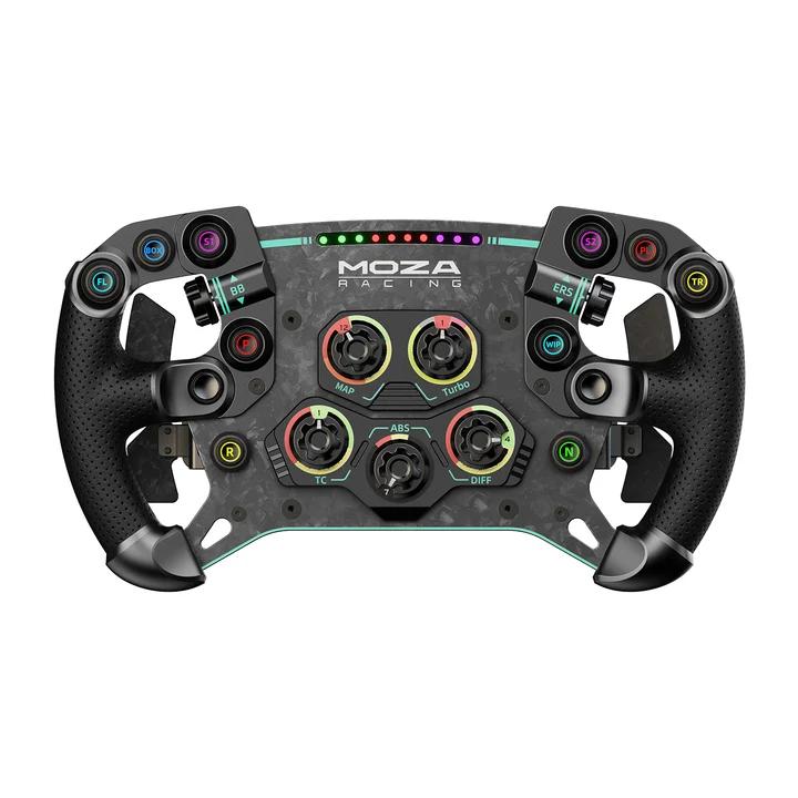 Timon për Sim Racing MOZA Racing GS V2P, RS056, 300 mm, 10 Butona, Paddle Magnetike, Quick Release - Zezë - 3