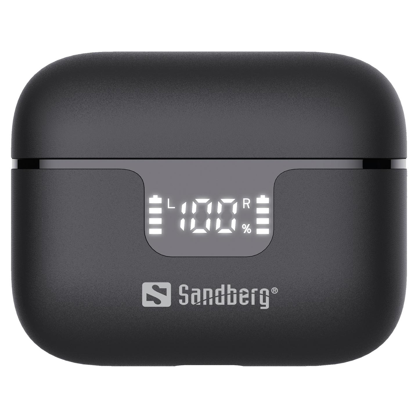 Kufje pa kabllo Sandberg Wireless Earbuds ANC+ENC 126-52 / TWS / Bluetooth 6.0 / 10mm / 20-20000Hz / ANC / ENC - Zezë - 5