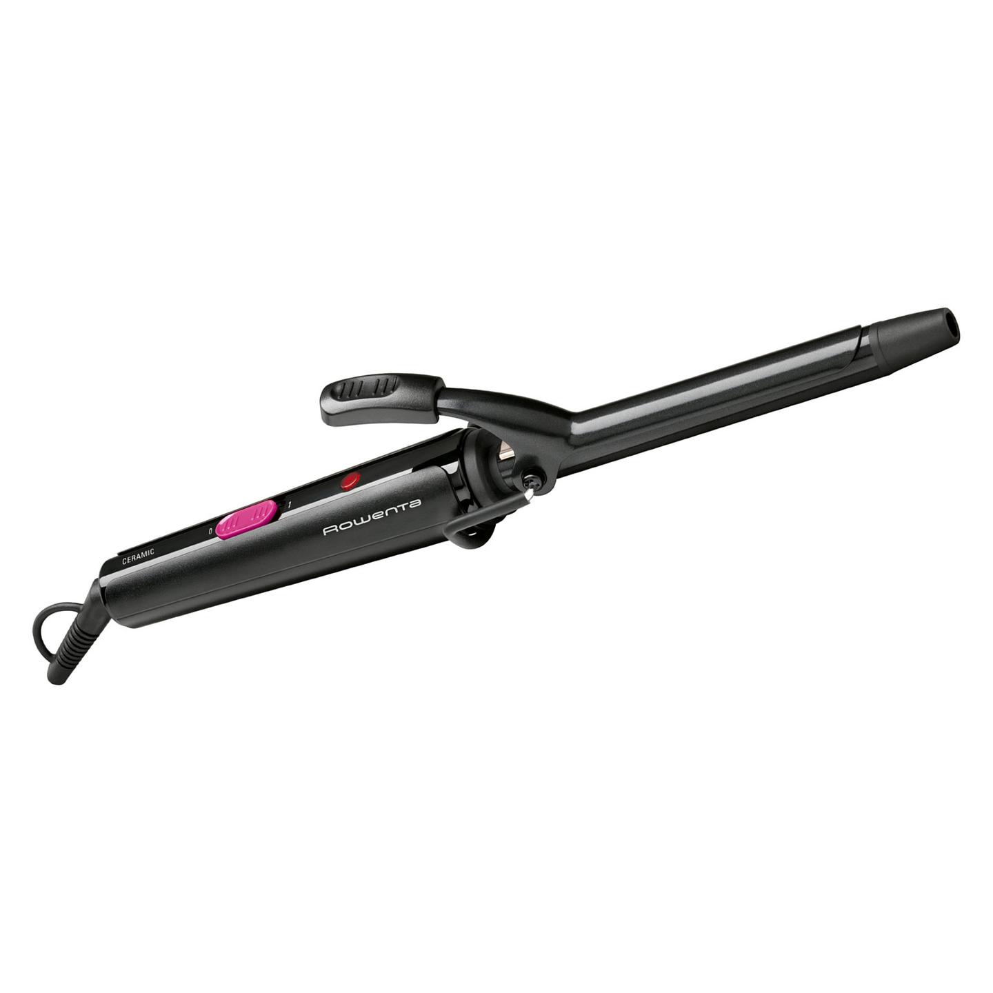 Stiluese për Flokë për Kaçurrela Rowenta CF2119, 25W, 16mm, Veshje Qeramike, 180°C, Kabllo 1.8m - Zezë