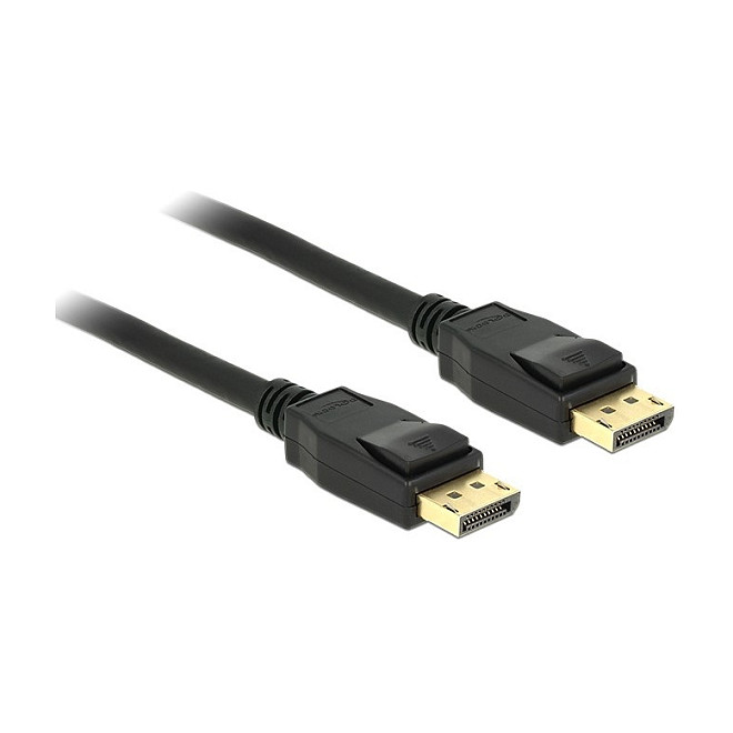 Kabllo DisplayPort DELOCK 1.2 / Pasiv / 4K60Hz / 5 m – Zezë - 2