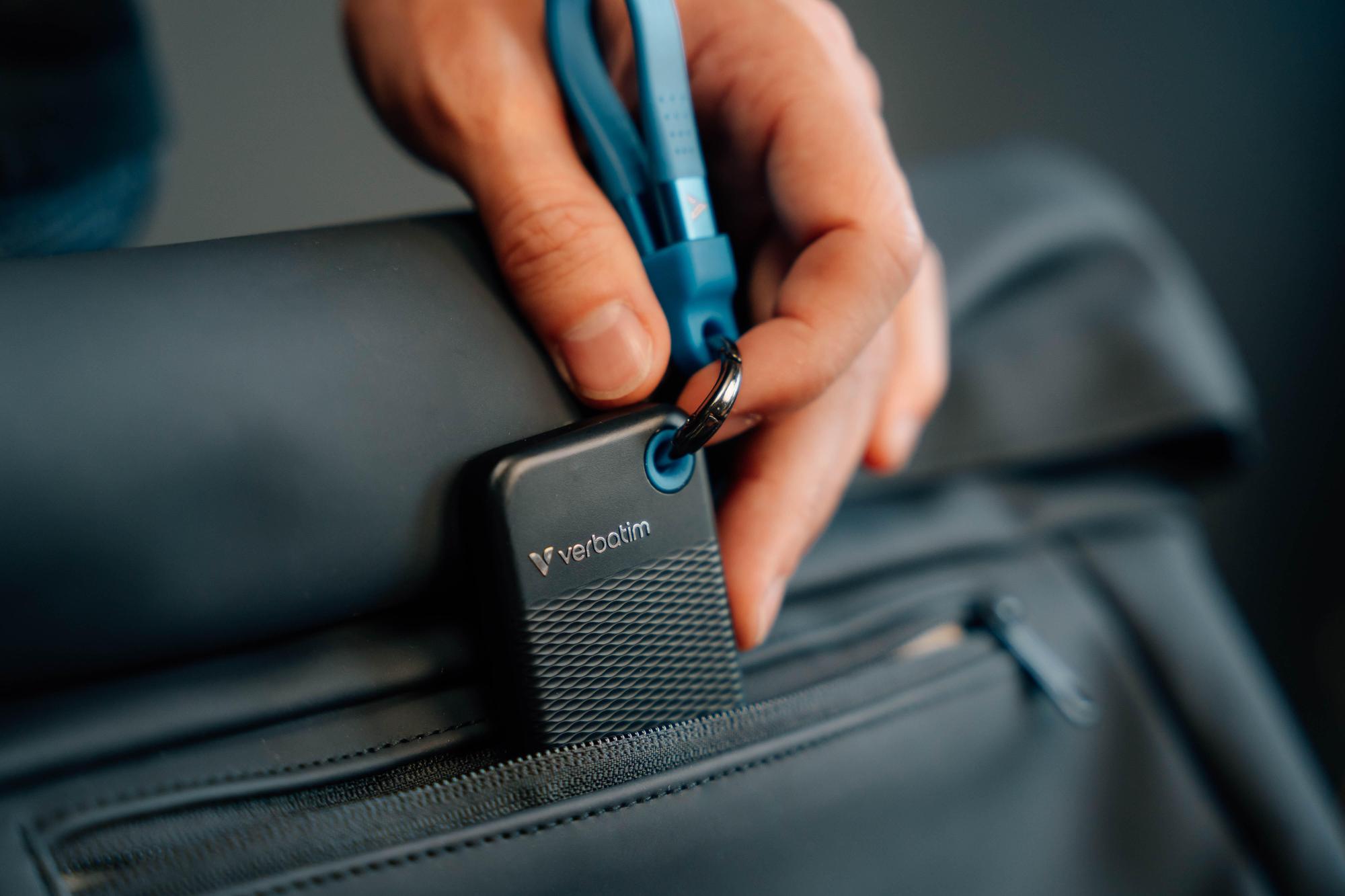 SSD e Jashtme Verbatim Pocket / 1TB / USB-C 3.2 Gen 2 - Zezë/Blu - 3