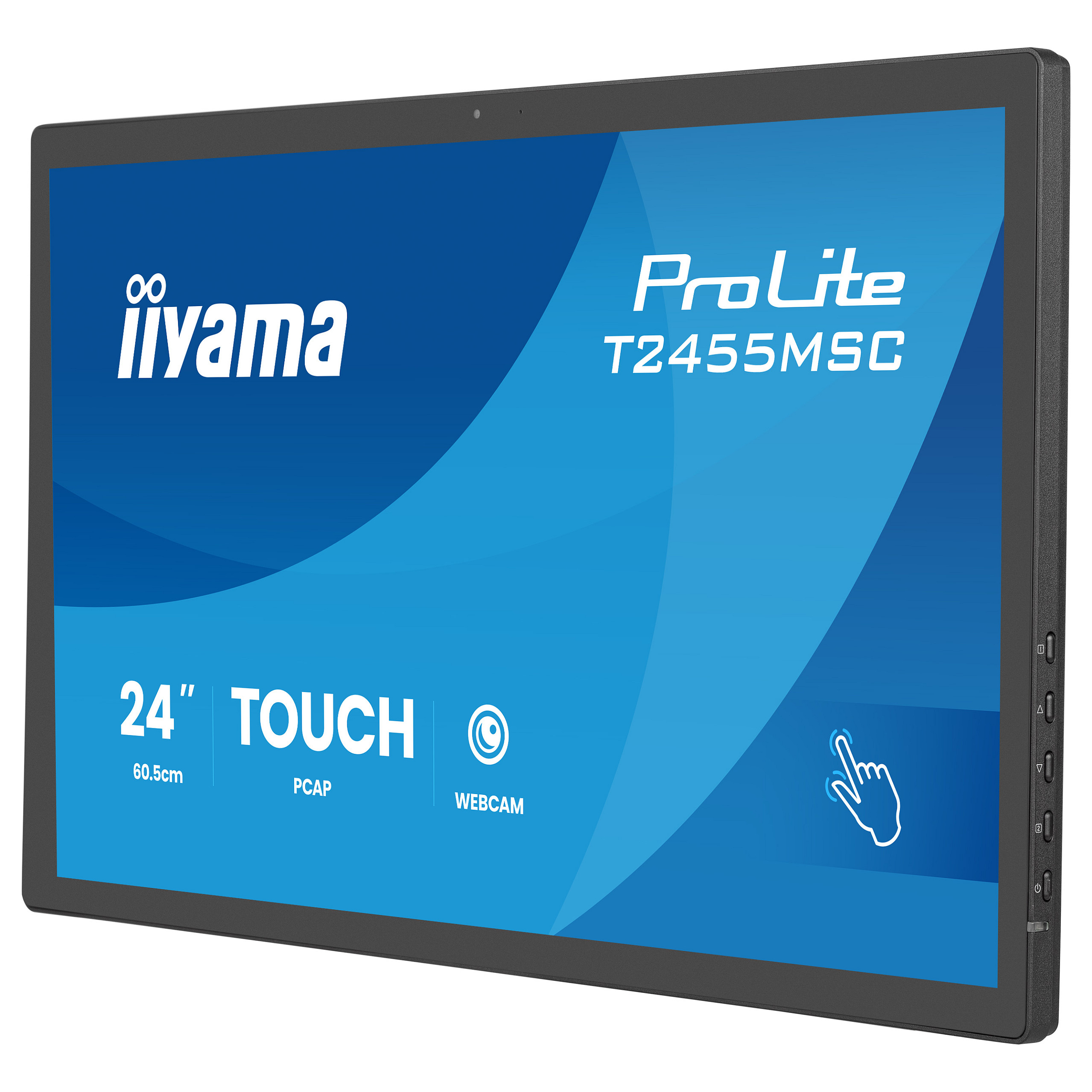 Monitor iiyama ProLite T2455MSC-B2 / 23.8"/ Full HD IPS / 120Hz / 5ms / Touch / HDMI+DP - Zezë - 3