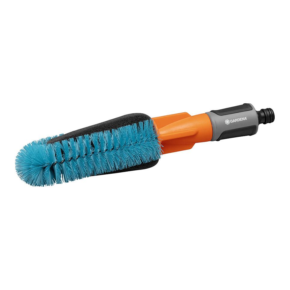 Set për Pastrimin e Biçikletës GARDENA Cleansystem, Furçë për Biçikletë, Shkopinj Pastrimi - Gjelbër/Portokalli - 1
