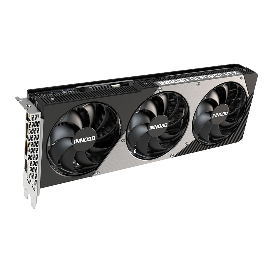 Kartë Grafike NVIDIA Inno3D GeForce RTX 5070 Ti X3 OC / 16GB GDDR7 / PCIe 5.0 / 3 Fan – Zezë/Hiri - 1