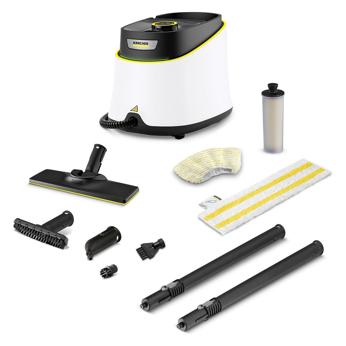 Pastrues me avull Kärcher SC 3 Deluxe / 1900W / 3.5 Bar / 1L / EasyFix - Bardhë/Zezë - 1