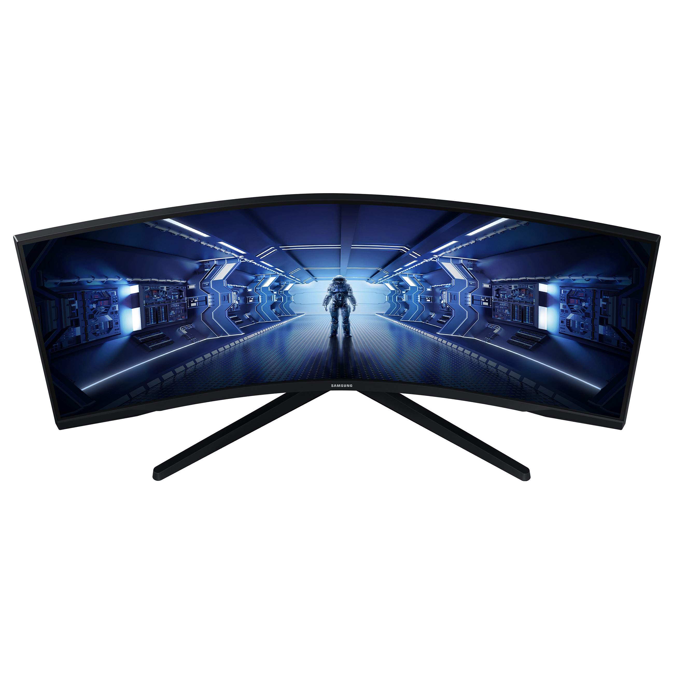Monitor Samsung Odyssey G55T / 34''/ UWQHD VA Curved / 165Hz / 1ms / HDMI+DP - Zezë - 7