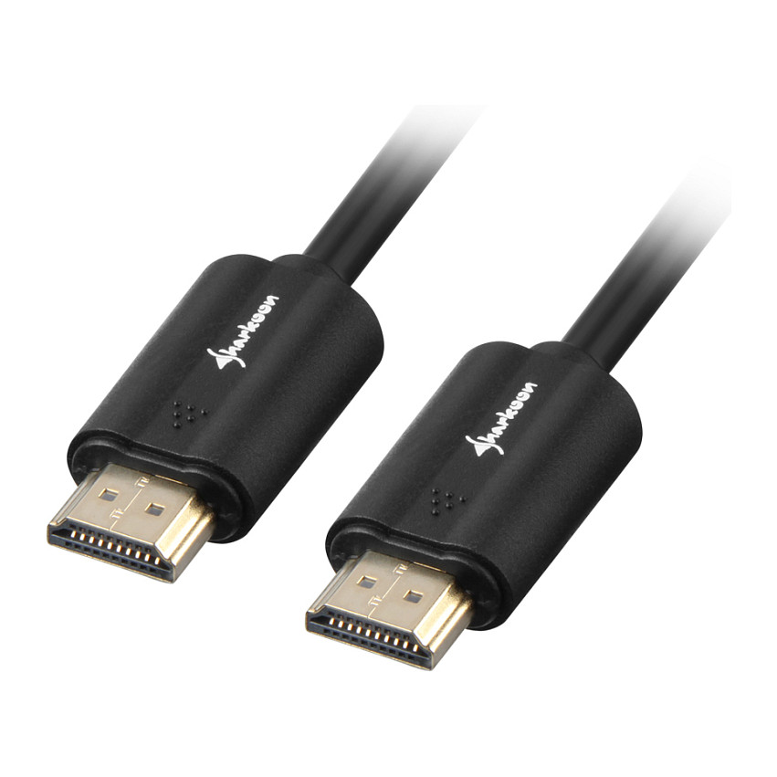 Kabllo HDMI Sharkoon → HDMI 4K 2 m - Zezë - 1