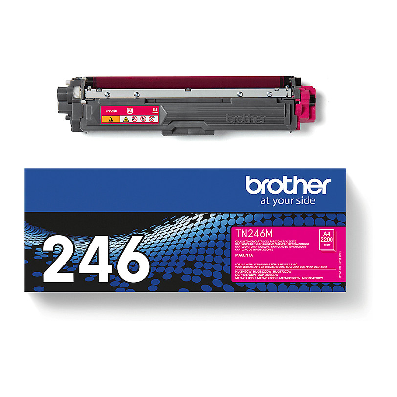 Toner Original Brother TN-246M Magenta Cartridge / 2,200 faqe (ISO/IEC 19798) - 3