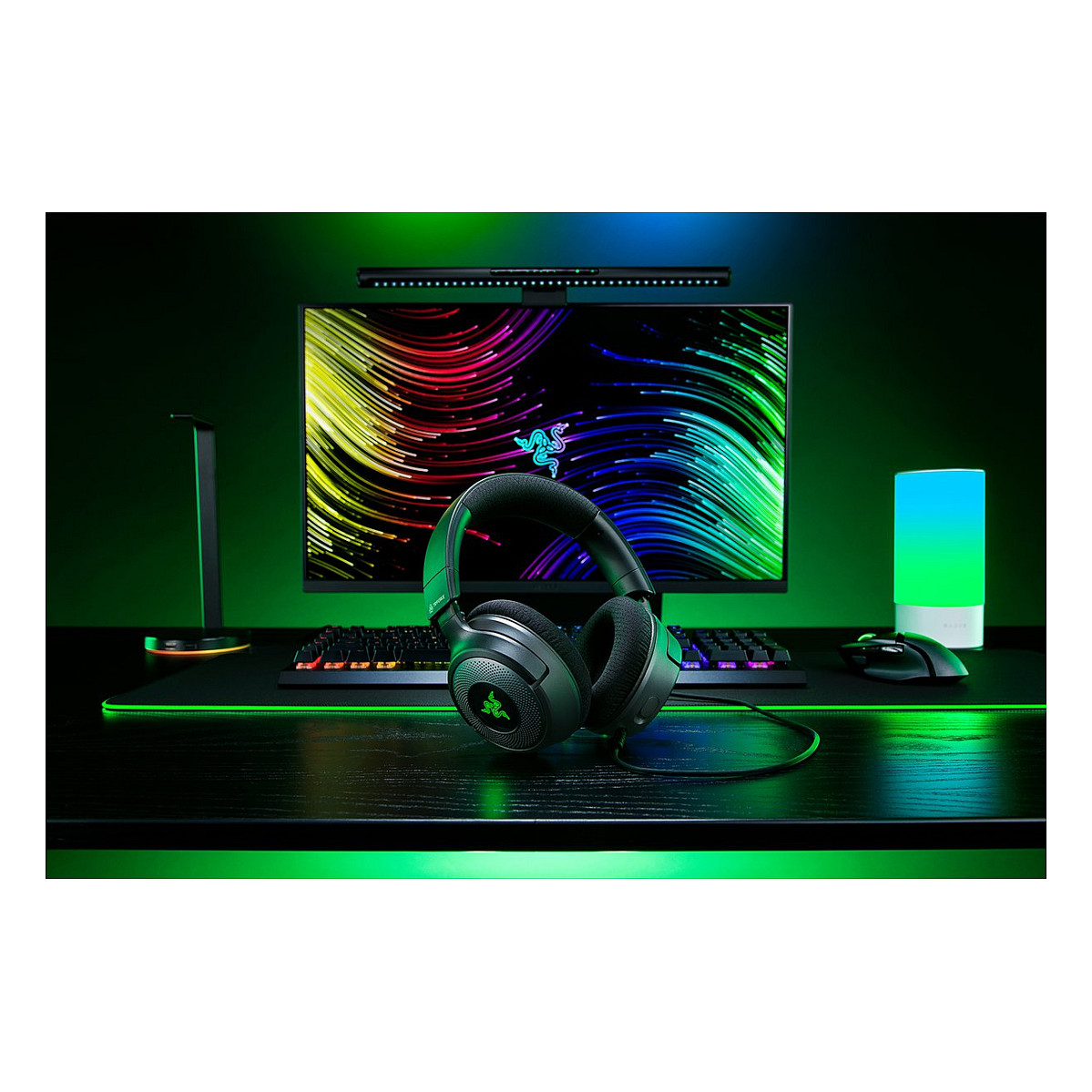 Kufje Gaming Razer Kraken V4 X / Wired / USB Type-C / 40mm / 7.1 Surround / Mikrofon - Zezë - 5