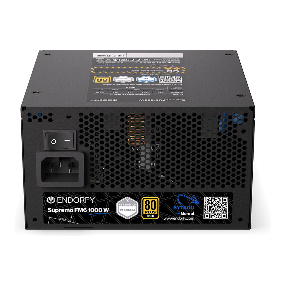 Furnizues Energjie Endorfy Supremo FM6 / 1000W / ATX 3.1 / 80 PLUS Gold / Fully Modular - Zezë - 9