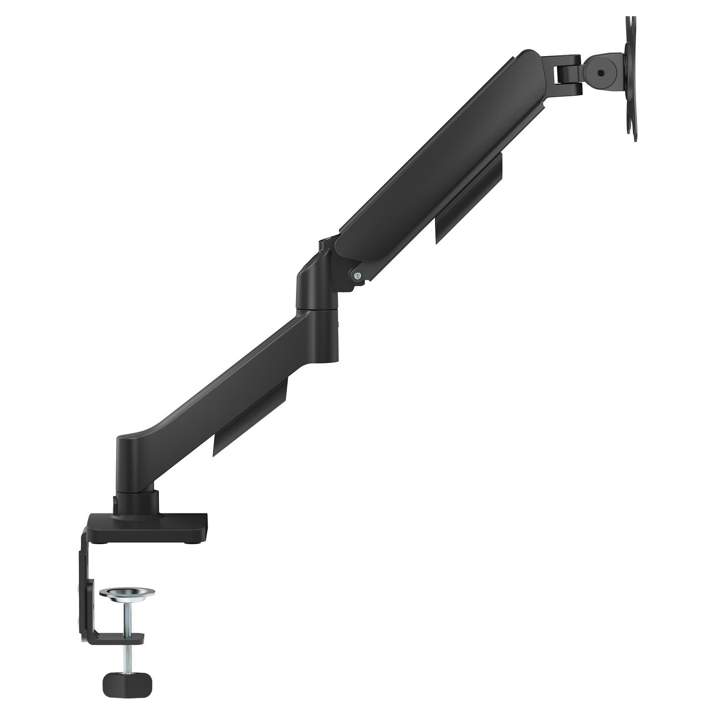 Mbajtëse për Monitor Equip 650130 / 1 Monitor / 17–32" / deri 9kg / VESA 75x75 & 100x100 / Gas Spring / Rotacion 360° - Zezë - 2