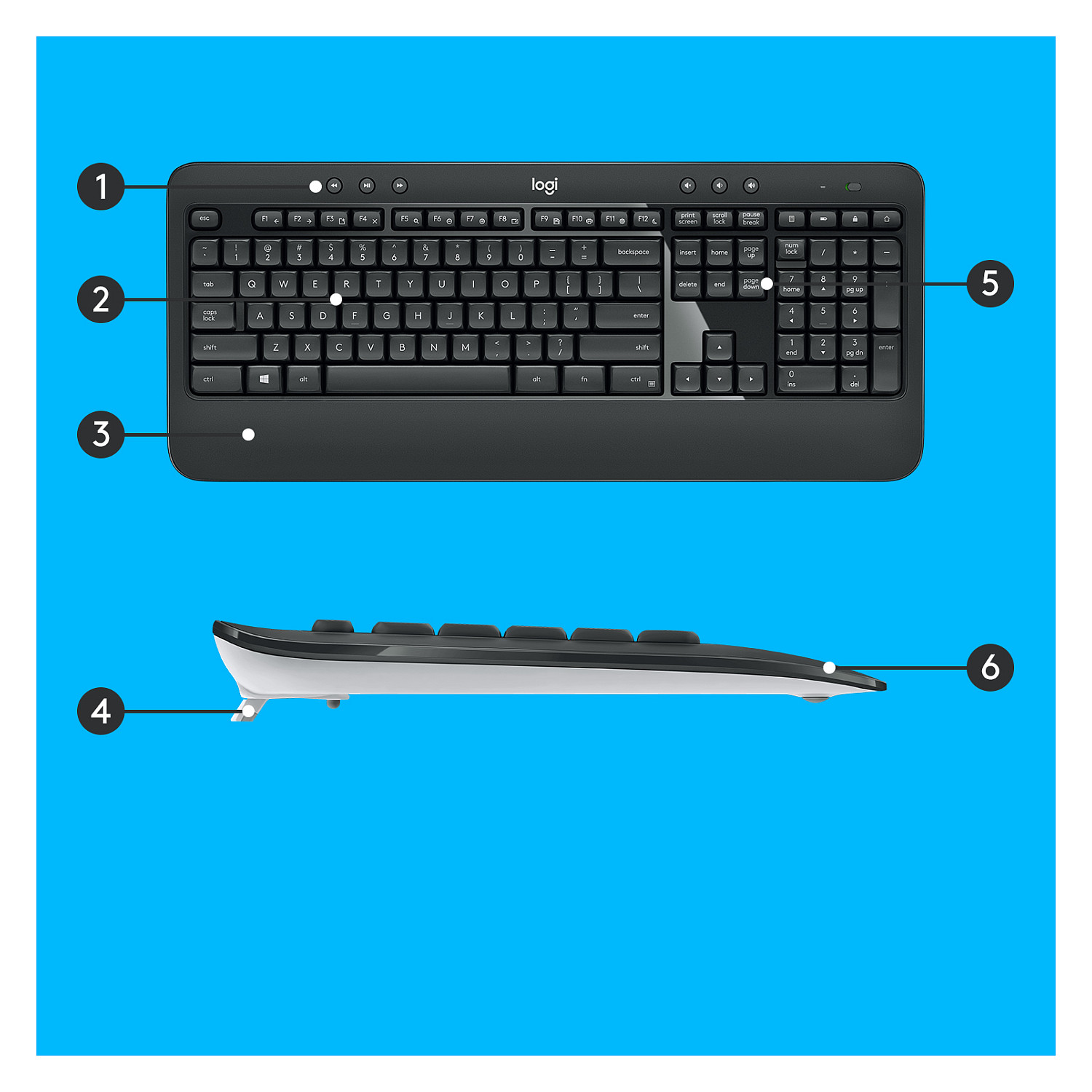Combo (Tastierë & Maus) Logitech MK540 Advanced 2.4 GHz - 11