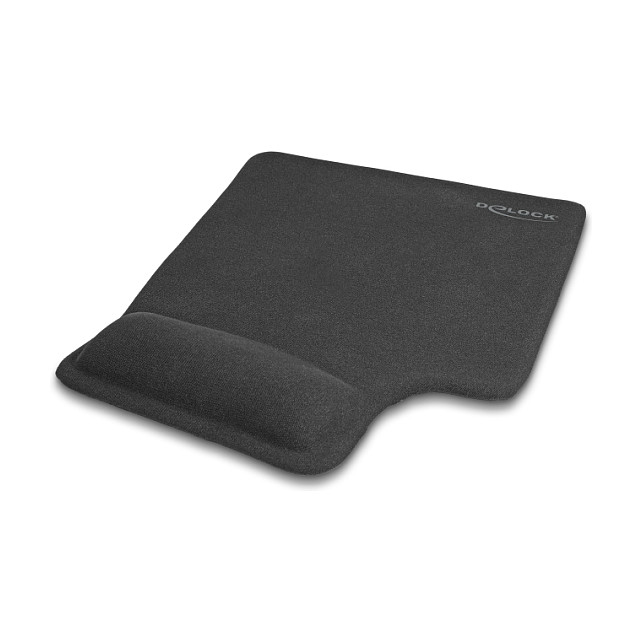 Mauspad Delock Ergonomic with Gel / Left-Handed 220 x 170 x17 mm- Zezë - 1