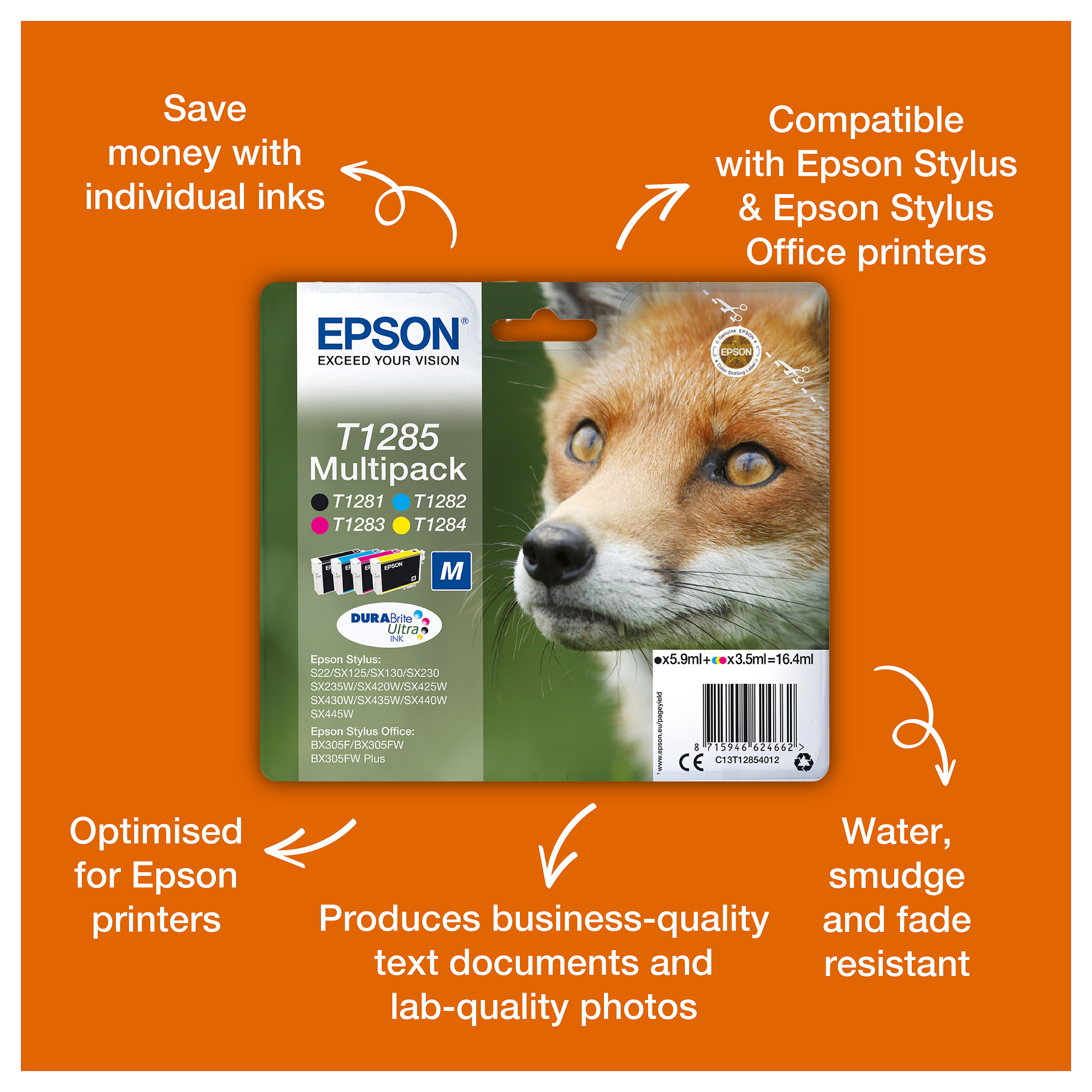 INK Epson T1282 C13T12824012 – Blu - 3