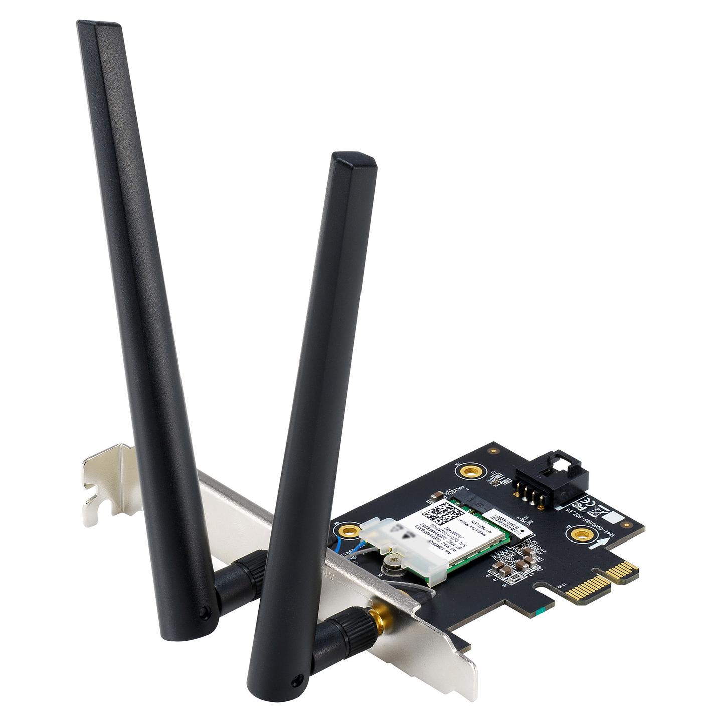 Kartë Rrjeti ASUS PCE-BE6500, Wi-Fi 7, 2.4/5/6GHz, 2882Mbps, Bluetooth 5.4, PCIe x1 – Zezë