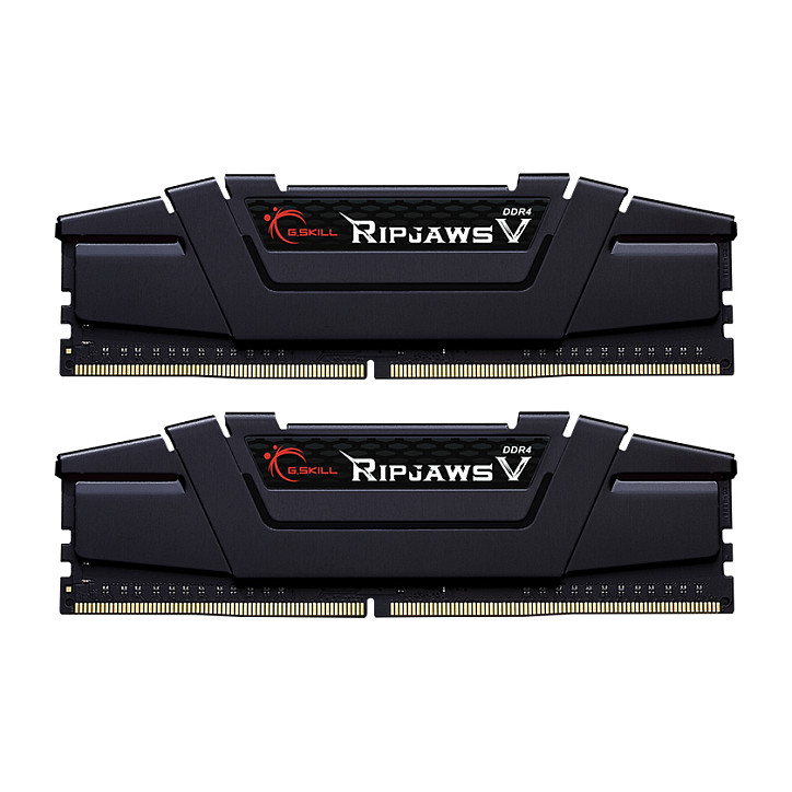 RAM Memorie DDR4 G.SKILL Ripjaws V F4-2666C19D-64GVK / 64GB (2x32GB) / DIMM / 2666MHz / CL19 / 288-pin - Zezë