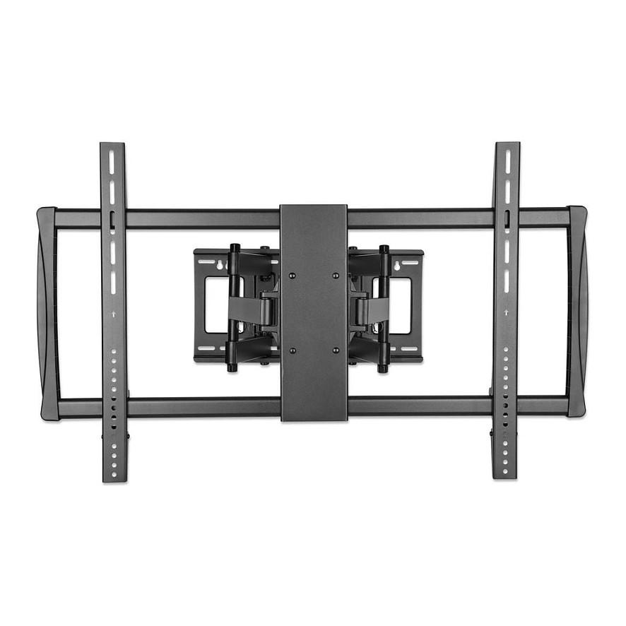 Mbajtëse Muri për TV Manhattan 461221 / 60"-100" / 80kg / Full Motion / Tilt -15° deri +5° / Swivel ±45° - Zezë - 3